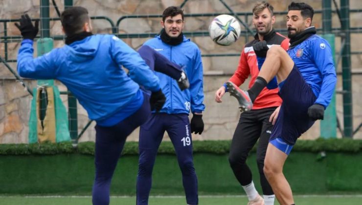 Uşakspor, A. 24 Erzincanspor maçı hazırlıklarını sürdürdü