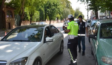 Uşak’ta bin 528 araç sürücüsüne para cezası kesildi