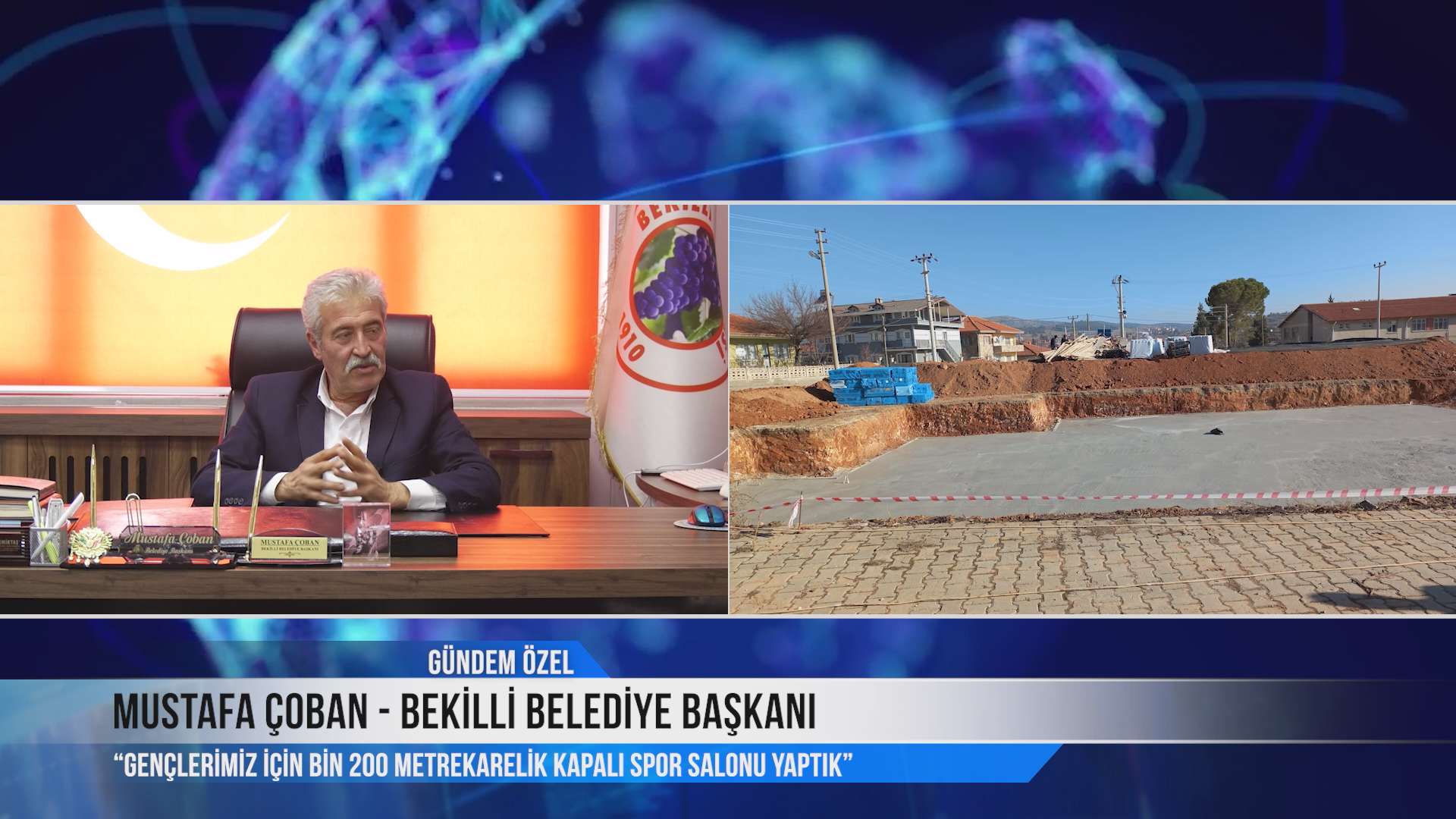 Bekilli Belediye Başkanı Mustafa Çoban Gündem Özel Programında Geçen Dönemde Yaptığı Projelerden Bahsetti