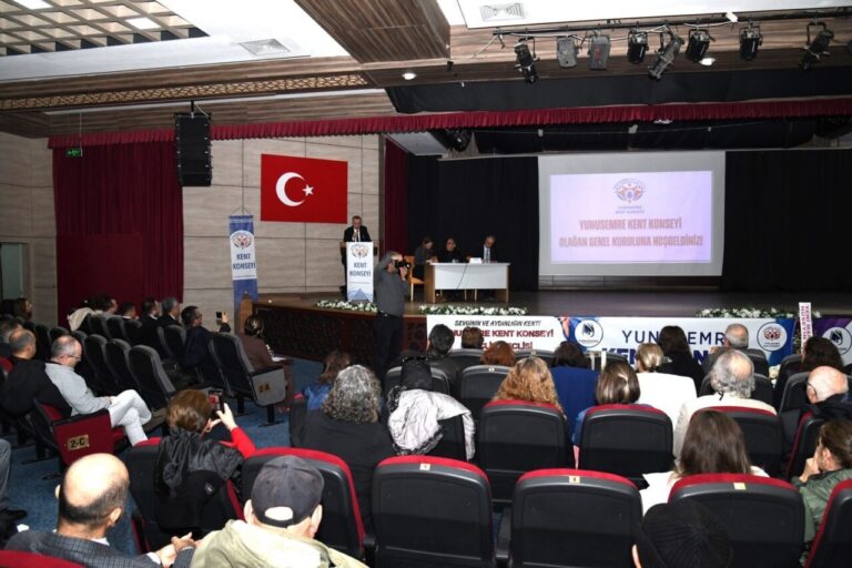 Yunusemre Kent Konseyi olağan genel kurulu toplantısı yapıldı