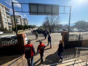 Huzurevinde afet anında tahliye eğitimi verildi