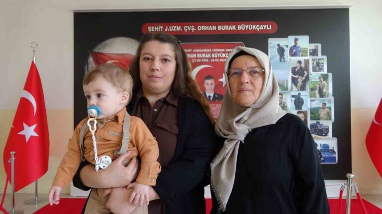 Şehit oğlunun adını taşıyan okulun açılışına katılan anne hem gurur hem hüzün yaşadı