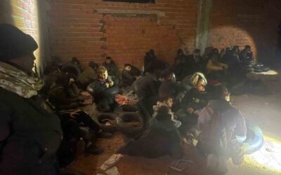 Metruk binadan 29 kaçak göçmen çıktı