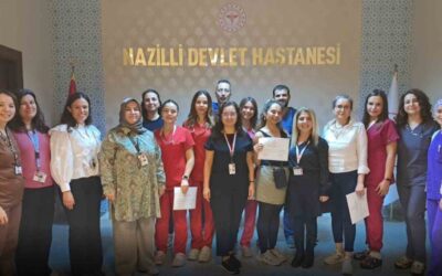Nazilli’de ameliyathane hemşireleri sertifikalarını aldı