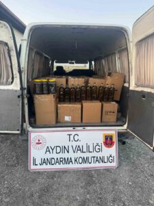 Aydın’da 2 milyon 400 bin TL değerinde taklit zeytinyağı ele geçirildi