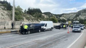 Burdur’da zincirleme kaza: 5 hafif yaralı